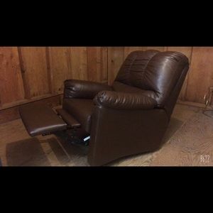 Two leather recliners